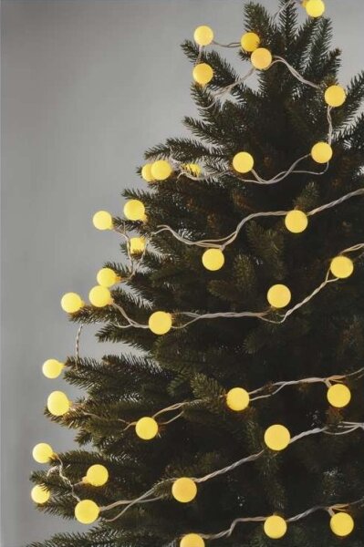 LED vonkajší svetelný reťazec 40xLED/9m IP44 teplá biela