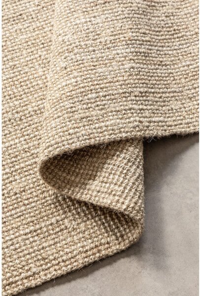 Krémovobiely jutový koberec 120x170 cm Bouclé – Hanse Home