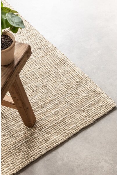Krémovobiely jutový koberec 120x170 cm Bouclé – Hanse Home