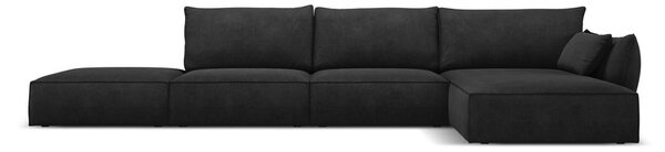 Tmavosivá rohová pohovka (pravý roh) Vanda - Mazzini Sofas