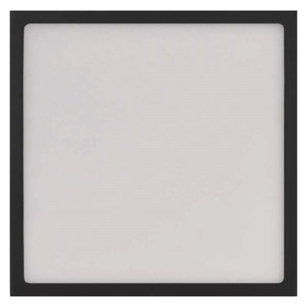 LED Stropné svietidlo LED/21W/230V 3000/3500/4000K 22,5x22,5 cm čierna