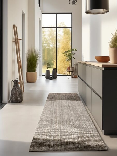 Taupe jutový behúň 80x200 cm Bouclé – Hanse Home
