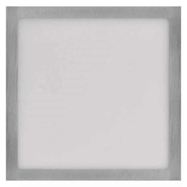 LED Stropné svietidlo LED/12,5W/230V 3000/3500/4000K 17x17 cm chróm