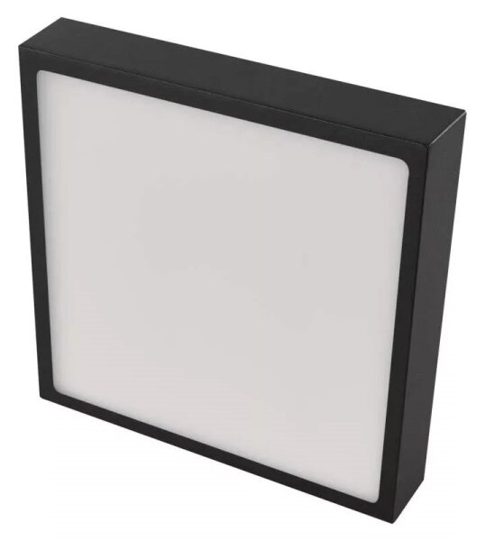 LED Stropné svietidlo LED/21W/230V 3000/3500/4000K 22,5x22,5 cm čierna