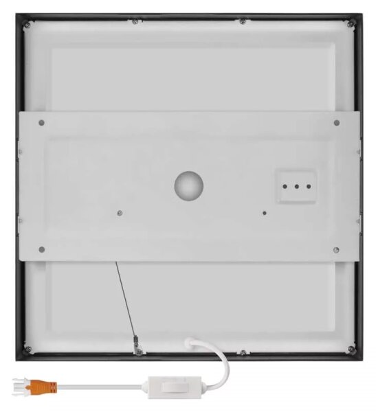 LED Stropné svietidlo LED/28,5W/230V 3000/3500/4000K 30x30 cm čierna