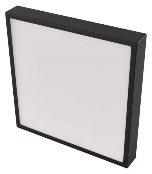 LED Stropné svietidlo LED/28,5W/230V 3000/3500/4000K 30x30 cm čierna