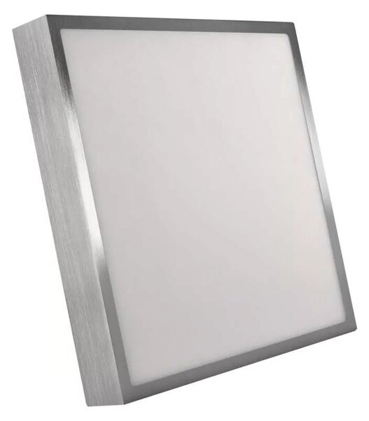 LED Stropné svietidlo LED/28,5W/230V 3000/3500/4000K 30x30 cm chróm