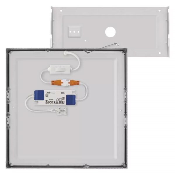 LED Stropné svietidlo LED/28,5W/230V 3000/3500/4000K 30x30 cm chróm