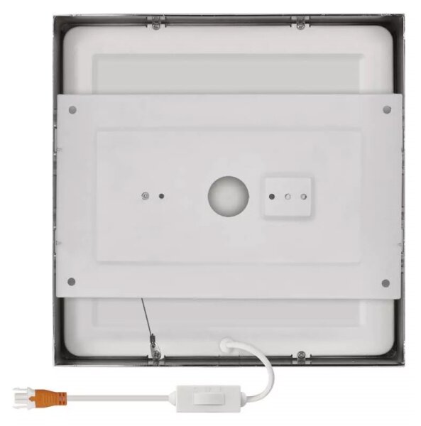 LED Stropné svietidlo LED/21W/230 3000/3500/4000K 22,5x22,5 cm chróm