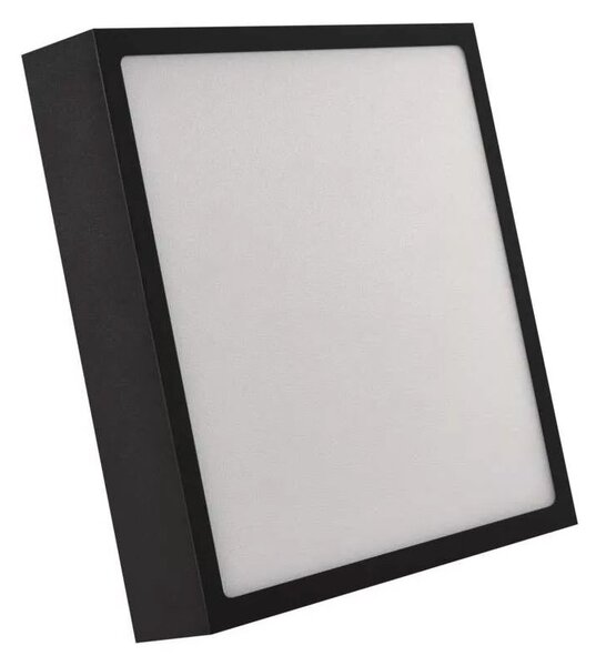 LED Stropné svietidlo LED/21W/230V 3000/3500/4000K 22,5x22,5 cm čierna