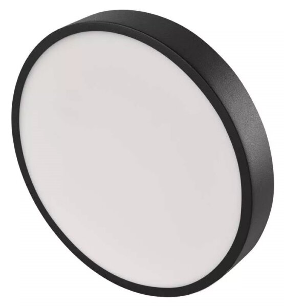 LED Stropné svietidlo LED/28,5W/230V 3000/3500/4000K pr. 30 cm čierna