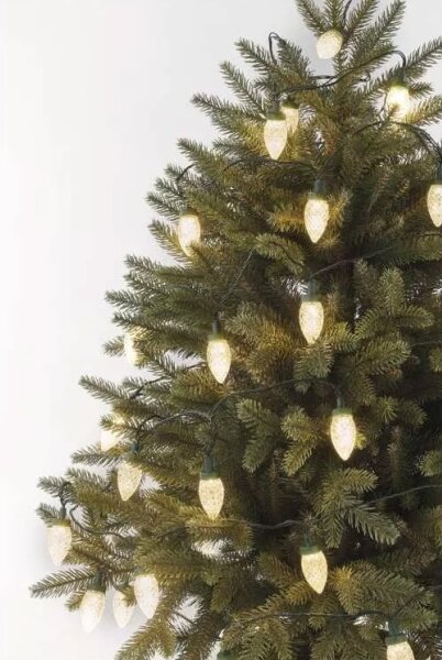 LED Vonkajšia vianočná reťaz 50xLED/8 funkcií 14,8 m IP44 teplá biela