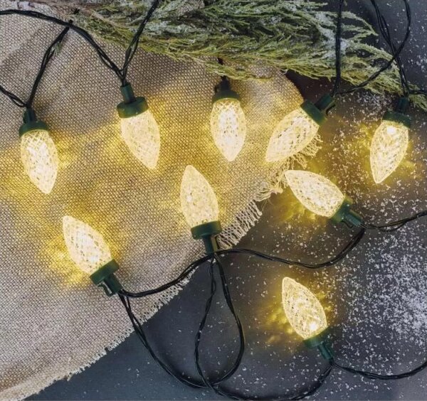 LED Vonkajšia vianočná reťaz 50xLED/8 funkcií 14,8 m IP44 teplá biela