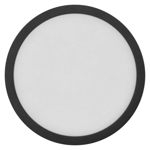 LED Stropné svietidlo LED/12,5W/230V 3000/3500/4000K pr. 17 cm čierna