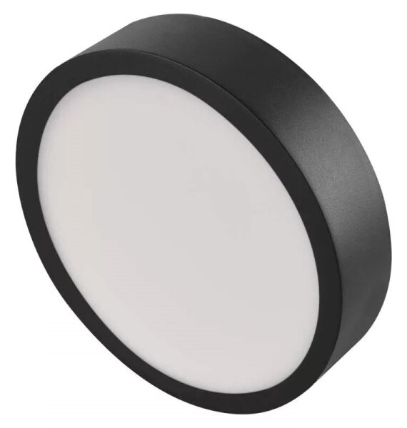 LED Stropné svietidlo LED/12,5W/230V 3000/3500/4000K pr. 17 cm čierna