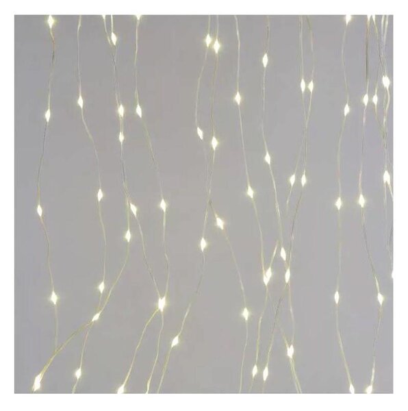 LED vonkajšia reťaz 300xLED/8 funkcií 5,9 m IP44 teplá biela