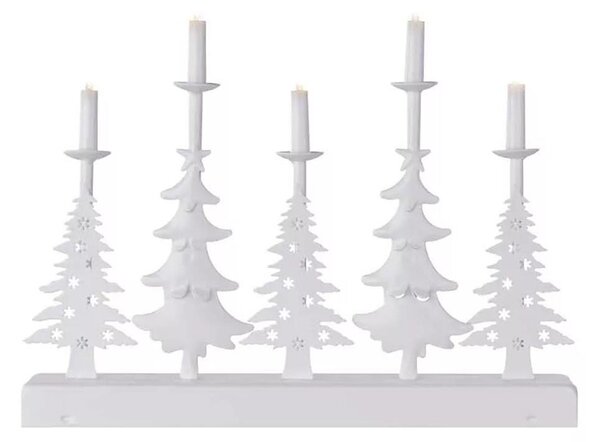 LED Vianočný svietnik LED/2xAA biela