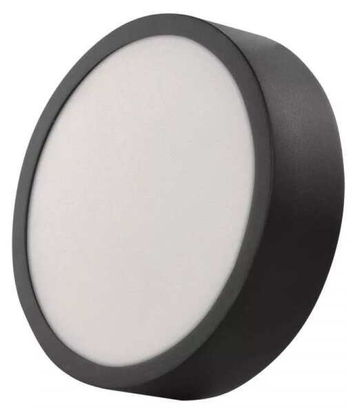 LED Stropné svietidlo LED/12,5W/230V 3000/3500/4000K pr. 17 cm čierna