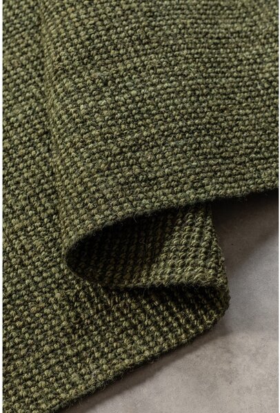 Khaki jutový behúň 80x200 cm Bouclé – Hanse Home