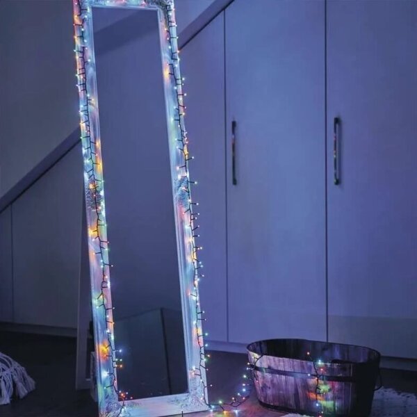 LED vonkajší svetelný reťaz 150xLED/27,35m IP44 viacfarebný
