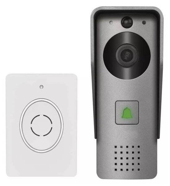 Bezdrôtový videozvonec GoSmart 12V 3xAA IP44 Wi-Fi Tuya so senzorom pohybu