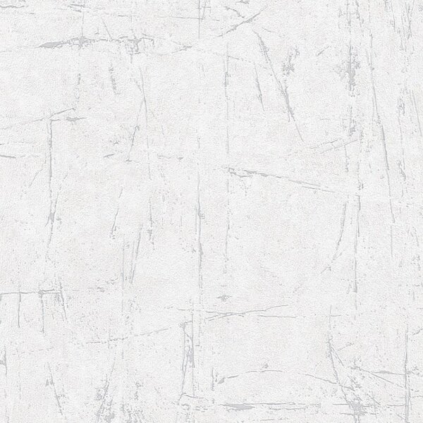 Vliesové tapety na stenu Evolution 10320-31, rozmer 10,05 m x 0,53 m, stierka biela so striebornými kontúrami, Erismann