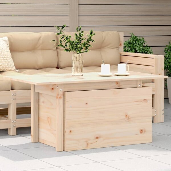 Maison Exclusive - Záhradný stôl 100x50x75 cm Masívne drevo borovica
