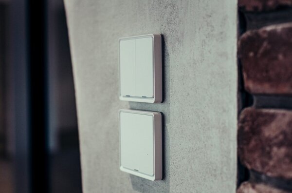 Immax NEO 07507C - SADA 3x Vypínač 2-tlačidlový SMART 3xCR2430 Zigbee 3.0 Tuya