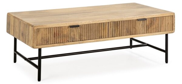 Konferenčný stolík z mangového dreva v prírodnej farbe 60x120 cm Mundra – MOME