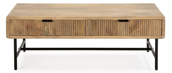 Konferenčný stolík z mangového dreva v prírodnej farbe 60x120 cm Mundra – MOME