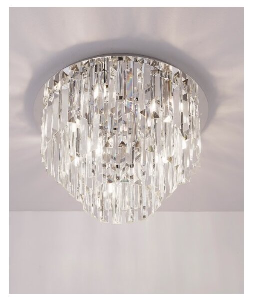 MAXLIGHT C0136 - Stropné svietidlo MONACO 9xG9/40W/230V pr. 42 cm chróm