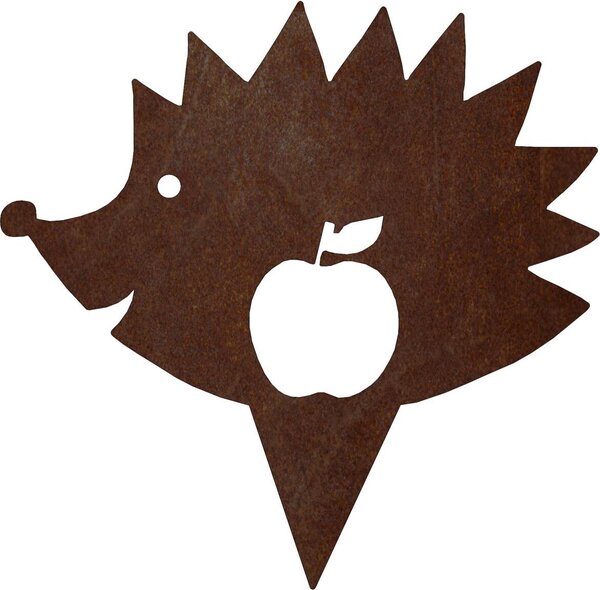 CORGARDEN Záhradná dekorácia jež 20 x 20 cm, corten CORGARDEN 1043