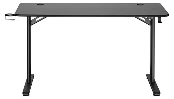 Herný stôl Xantron® s LED diódou 136x60cm herný stôl čierny