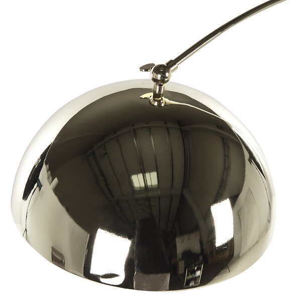 Stojaca lampa zlatá kovová 188 cm oblúkový tvar moderné osvetlenie obývacia izba
