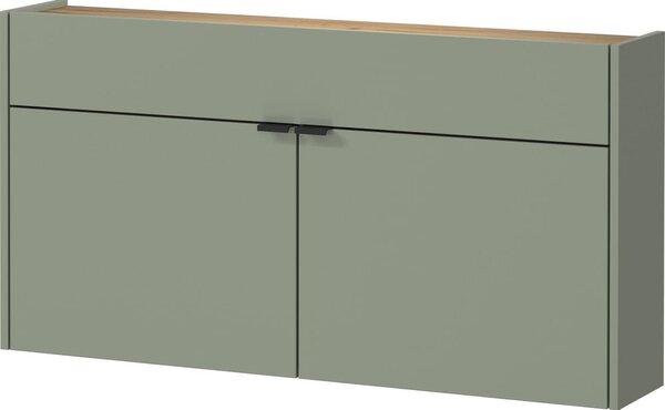 Šalviová zelená skrinka 110x57x22 cm Ameca – Germania
