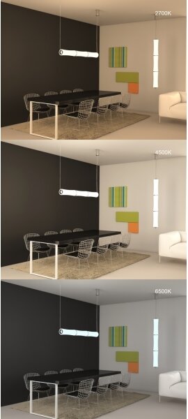 Immax NEO 07104L - LED Stmievateľný luster na lanku BAMBOOS LED/45W/230V 135 cm
