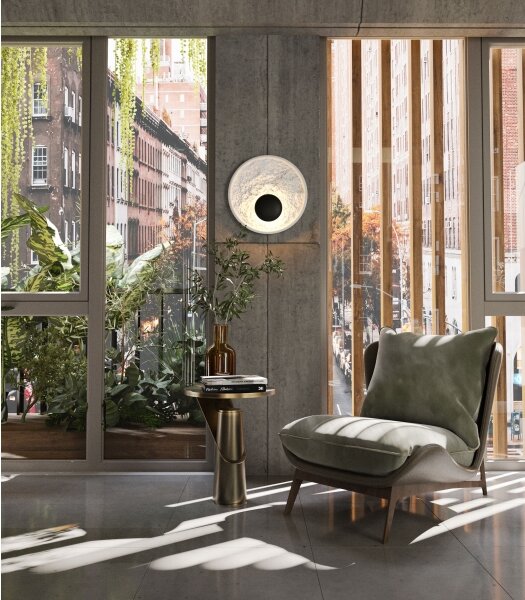 MAXLIGHT W0325 - LED Nástenné svietidlo OYAKA LED/5W/230V pr. 29 cm biela/čierna