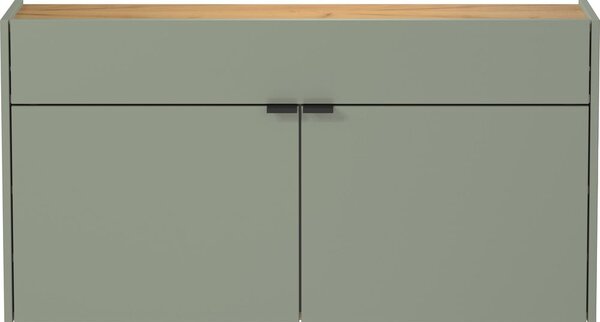 Šalviová zelená skrinka 110x57x22 cm Ameca – Germania