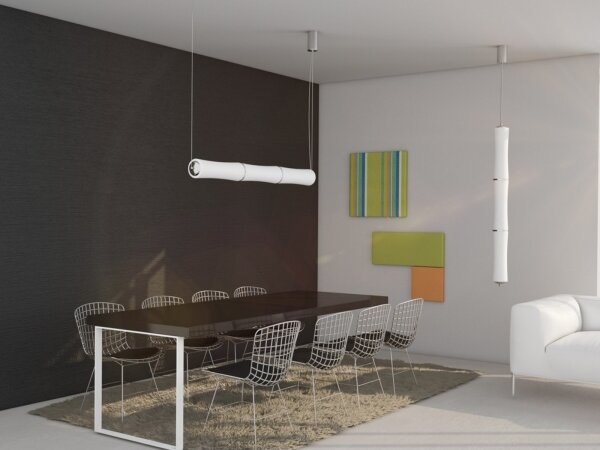 Immax NEO 07104L - LED Stmievateľný luster na lanku BAMBOOS LED/45W/230V 135 cm