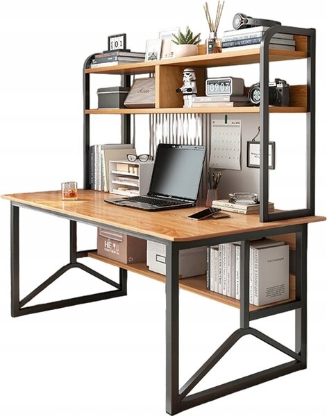 Počítačový Stôl Tmavý Buk Pod Notebook Herný Stôl Moderný 120 Cm