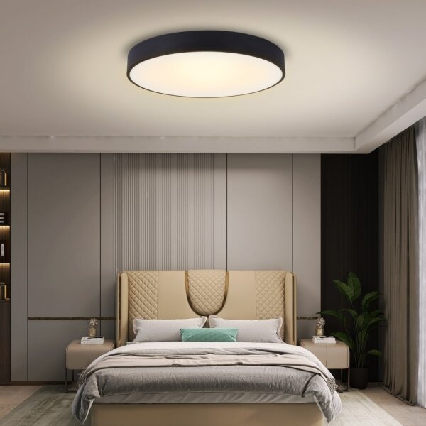 Immax NEO 07203L-LED Stmievateľné stropné svietidlo RONDATE 65W/230V Tuya černá+DO
