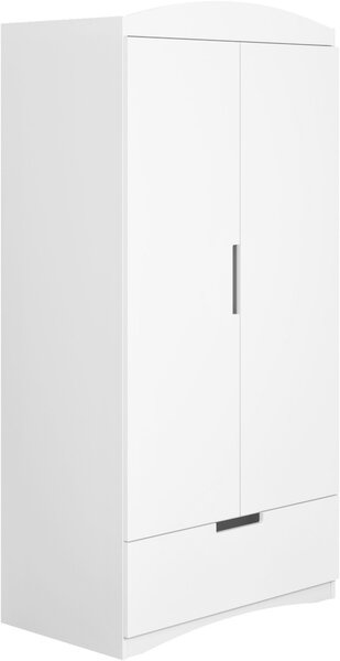 DETSKÁ ŠATNÍKOVÁ SKRIŇA, biela, 90/183,5/52 cm MID.YOU - Detské izby, Online Only