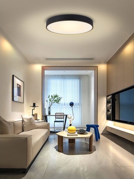 Immax NEO 07203L-LED Stmievateľné stropné svietidlo RONDATE 65W/230V Tuya černá+DO