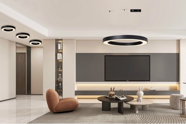Immax NEO 07211L - LED Stmievateľný luster na lanku PASTEL 68W/230V Tuya čierna +DO