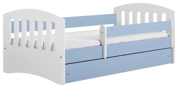 POSTEĽ PRE DETI A MLÁDEŽ 80/140 cm, modrá, biela MID.YOU - Detské izby, Online Only