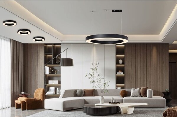 Immax NEO 07211L - LED Stmievateľný luster na lanku PASTEL 68W/230V Tuya čierna +DO