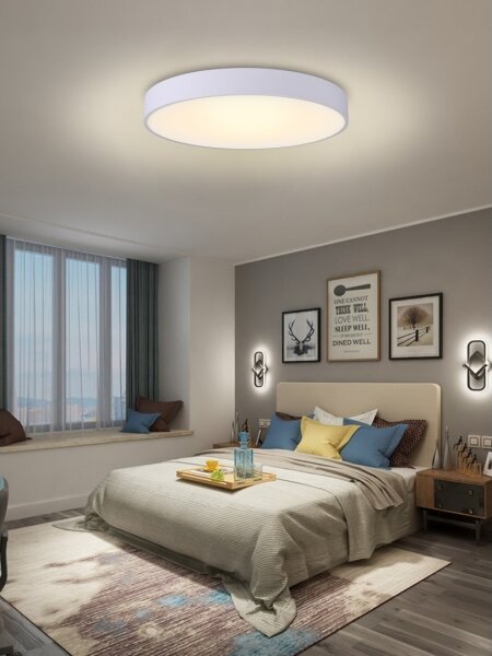 Immax NEO 07207L-LED Stmievateľné stropné svietidlo RONDATE 65W/230V Tuya biela +DO