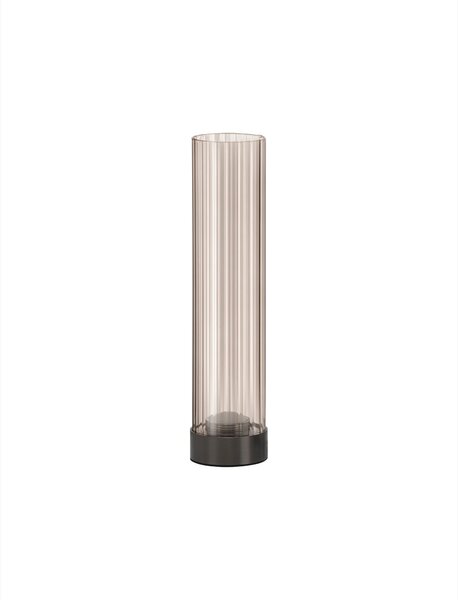 Stolová lampa Brielle sivá a hnedá 5 W