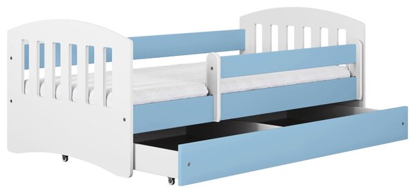 POSTEĽ PRE DETI A MLÁDEŽ 80/140 cm, modrá, biela MID.YOU - Detské izby, Online Only