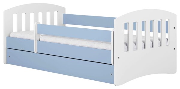 POSTEĽ PRE DETI A MLÁDEŽ 80/140 cm, modrá, biela MID.YOU - Detské izby, Online Only